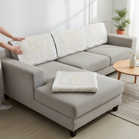 Lace Sofa Cover Thickened Backrest Towel Four Seasons Modern Dust Cover for Straight Row Sofas