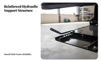 High-Density Foam Cushion Tractor Shock-Absorbing Seat Slide Rail Mount Forklift Replacement Seat Effortless Sliding Rails