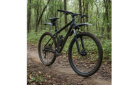 Quick Release Cycle Mudguard Full Coverage Front and Rear Bike Fenders Impact Resistant Front and Rear Mud Flaps for Road Cyclists, Commuting
