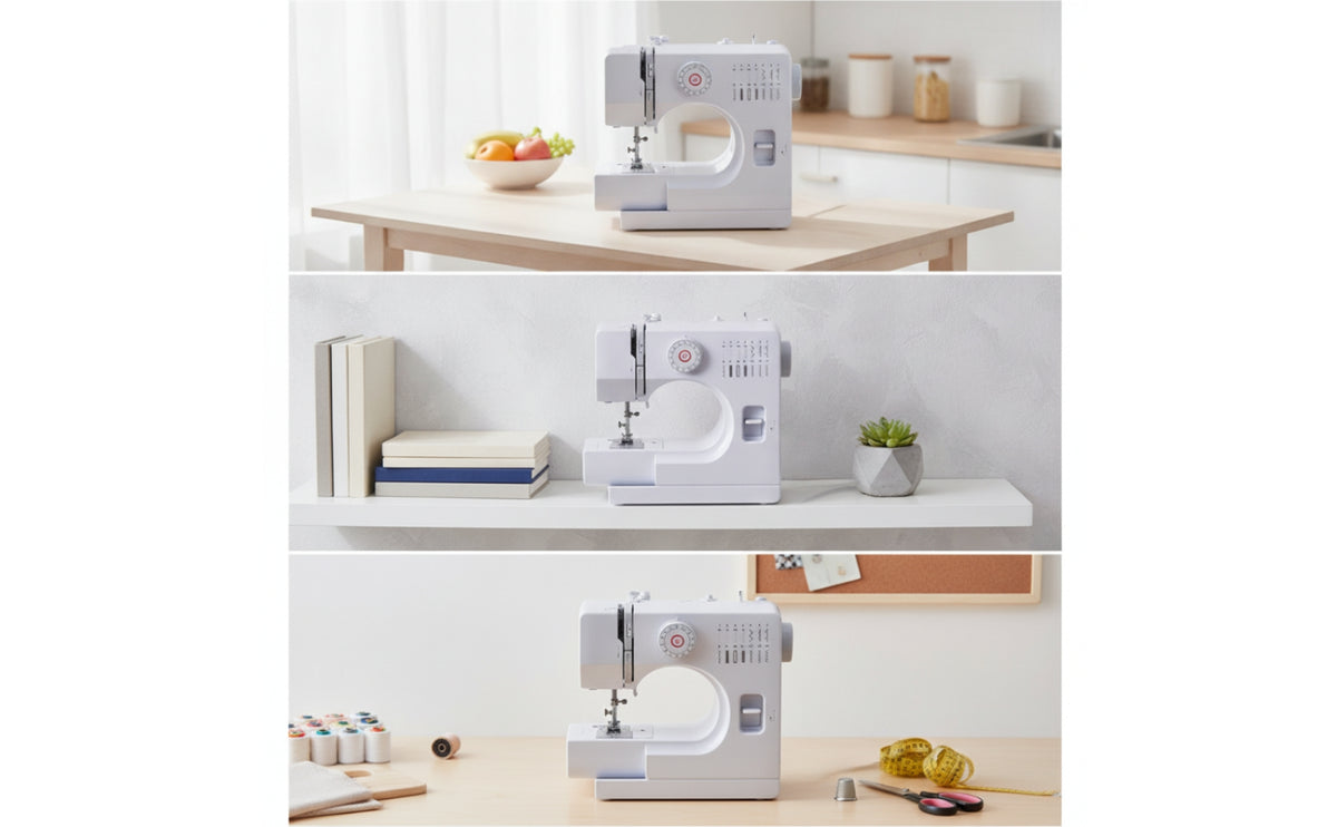 Stitching Device with Extension Table Beginner-Friendly Stitching Device with Accessory Kit Easy to Use Appliance for Beginners, Hobbyists, Apartments