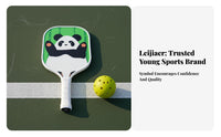 Children's Pickleball Paddle Easy Control Kids Pickleball Racket Outdoor Game Even Rounded Edges Sports Equipment for Indoor