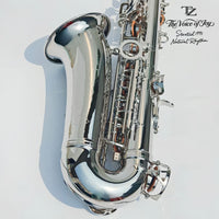 E-flat Alto Saxophone Silver Nickel-plated Brass