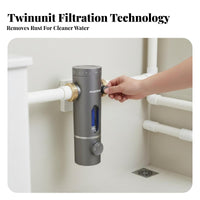 Benduring-Resistantresistant Design Backwash PRstrainer Automatic Flushing rotatedown Backwash sieve sturdy and PRssure-Resistant Whole House Purifier high-volume capacity for homeowners, Families, DIY hobbyists, Utility Room, Basement