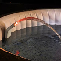 Battery Powered Spa Waterfall LED Light Soothing 7 Color Hot Tub Light Waterproof LED Spa Waterfall