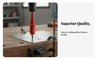 M42 Steel Hole Cutter and Sturdy Bi-Metal Wide Application Power Tool Accessory for Plumbers, Crafters, Metalworking, Workshop, Garage