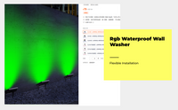 Waterproof RGB LED Wall Washer
