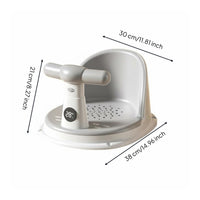 360° Surround Protection Baby Bath Seat Ergonomic Hug Design Non-Slip Baby Bath Chair Soft Cushion for Newborns, Infants