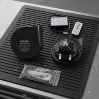 Electric Sound Emitter Waterproof Electric Sound Emitter Kit Shockproof for Motorcycle Riders, Truck Drivers