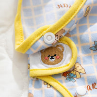 Cat Recovery Suit Post-Surgery Cat Clothing, Spay Neuter Suit Cat with Snap Buttons, Post-Op Cat Wear Four-Legged Design for Anti Licking Stop
