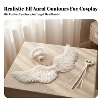 Elf Ears Halloween the Ears Ed Pointed Ear Points Cosplay Ear Prosthetics Cute Design Pointed Prosthetic Ears Reusable