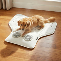 Fan Cooling Mat Portable Pet Cooling Pad 3 Speed for Travel, Outdoor