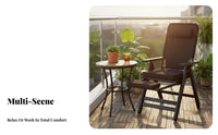 Multi-Position Lounger Adjustable Backrest Reclining Armchair for Home, Seniors