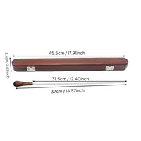Fiberglass Conductor Music Rod Easy to Hold Wooden Music Rod in Box Carrying Case Conducting Rod for Orchestra Conductors, Concert, Rehearsal