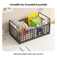 Large Capacity beneath-desk Book rolling container With Handle Rolling beneath-desk container multipurpose Storage Container sturdyDuty for Students, Office Workers, home users, Classroom, Study Room, Home, Bedroom
