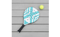 Beach Tennis Paddle Soft Grip Beach Tennis Racket Paddle with Carbon Fiber Face Non-Slip Carbon Fiber Racket Sweat-Resistant