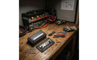 Slim Bus Bar Box Compact Busbar with Cover Enclosed Terminal Block with Stud Posts Reliable for Marine