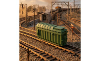 Traction Substation Transformer Model 1/87 Scale HO Railway Scene Model Resin for Scene Builders