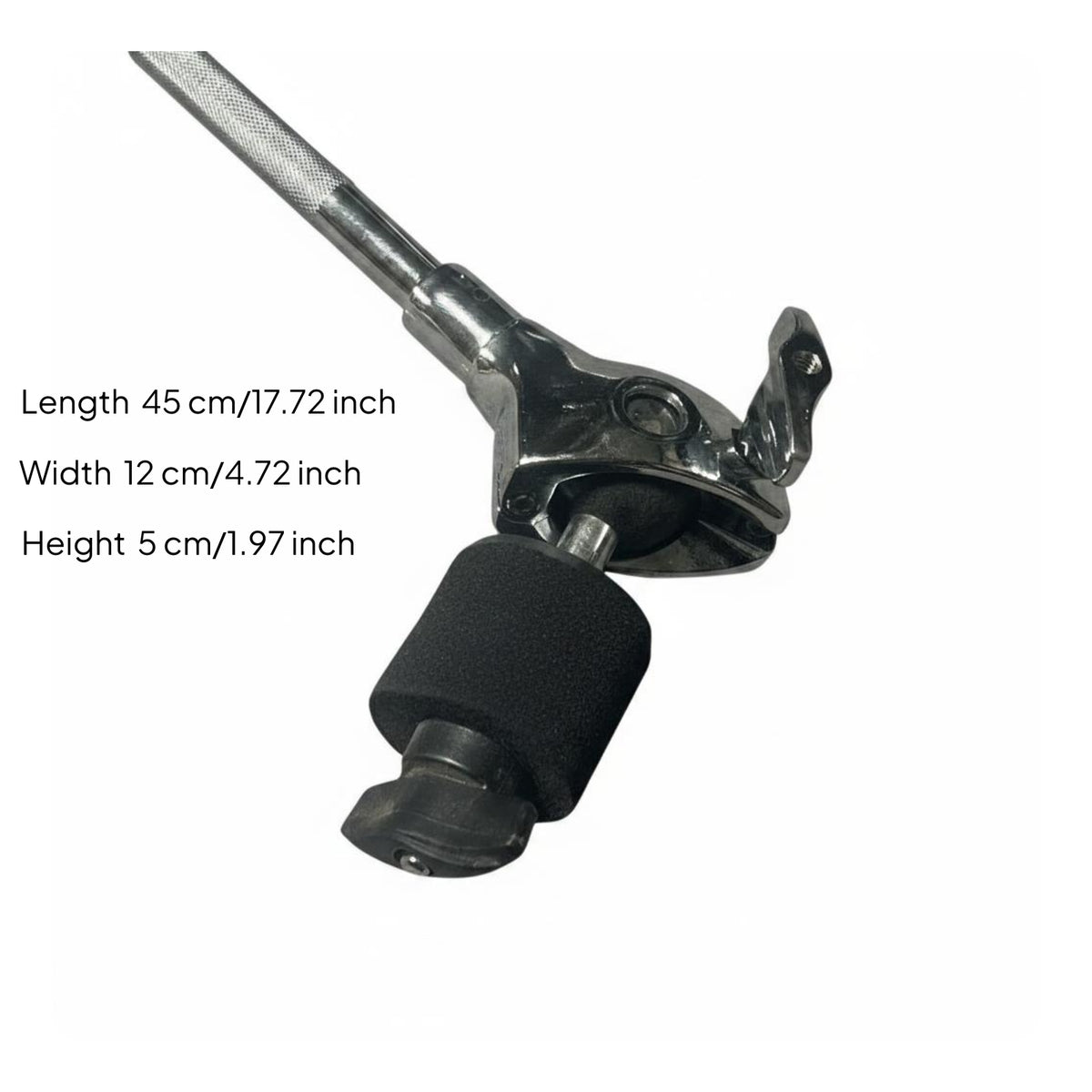 Felt Included Cymbal Stand Clamp Arm Knob Lock Cymbal Stand Extension Arm Sturdy Music Hardware Stable for Drummers, Stage