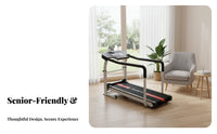 Slow Speed Walking Machine for Seniors Multi-Functional Multifunctional Stability Assist Treadmill Low Noise Elderly Support Treadmill for Indoor