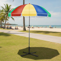 Thickened Metal Heavy Duty Umbrella Stand Sturdy Umbrella Base Stand Long-Lasting Outdoor Gear Weatherproof for Market Stall