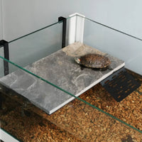 Aquarium-Mounted Turtle Perch Waterproof Turtle Basking Dock Easy to Clean Reptile Basking Perch for Aquarium