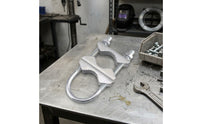 U-Bolt Pipe Clamp M8 Pipe Clamp with Saddle Zinc-Coated-Bolt with Saddle Plate for Installers, Hobbyists