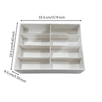 Eyewear Organizer with 8 Compartments Stylish Eyeglass Storage Box Long-Lasting