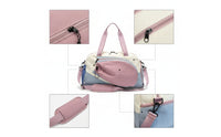 Multi-Pocket Racket Bag Roomy Duffel Bag with Shoulder Strap Adjustable Duffel with Shoulder Straps Structured for Athletes