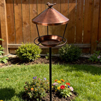 Metal Bird Feeder Iron Outdoor Decor Powder Coated for Patio