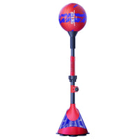 Boxing Striking Target Suction Cup Striking Target with Boxing Gloves Heavy-Duty Punching Ball with Stand Home Gym