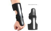 Golf Swing Assist Strap Ambidextrous Wrist Support with Aluminum Strip One Size