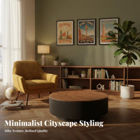 Light Luxury Design Nesting Coffee Table Set Rounded Edges Round Nesting Stands with Storage Versatile Combination Living Room Furniture Vintage Design for Homeowners, Interior Decorators, Apartment Dwellers, Lounge Area, Home, Bedroom