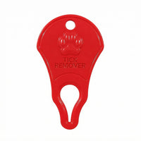 Glossy Tick Remover Pendant Embossed Pet Tick Remover Pendant Raised Text Collar Pendant Teardrop-Shaped