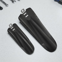 Child Bike Mudguard Set Black Kids Cycle Mudguards Child Bike Fenders Easy to Install Mudguards with Mounting Tabs Curved