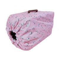 Insulated kennel Wrap Windproof Kennel Cover Padded Design for vehicle Trips, Camping