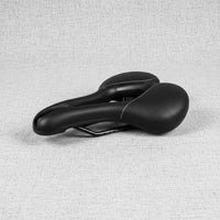 Built-in Tail Light Bike Saddle with Taillight Ergonomic Design USB Rechargeable Bike Seat Shock Absorbing Sports Gear Memory Foam Padding for Cyclists, Night Riding