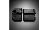 4 Pieces RC Wheel-Cover with Hardware Molded Black Inner for RC Hobbyists