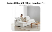 cushioned sectional Couch cushionedlikeLike Relax-UShaped sectional Sofa Italian aesthetic and for-m Living Room Furniture for Families, Homeowners, Lounge Area