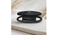 Visor Mirror Assembly Replacement Sun Visor Vanity Mirror with Cover Oval for Vehicle Owners