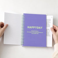 Macaron Color A5 Spiral Notebook for Students, Detachable Thickened Loose-Leaf Journal