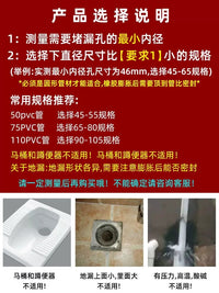 Drain Hole Plug Stopper for Pipes and Sinks
