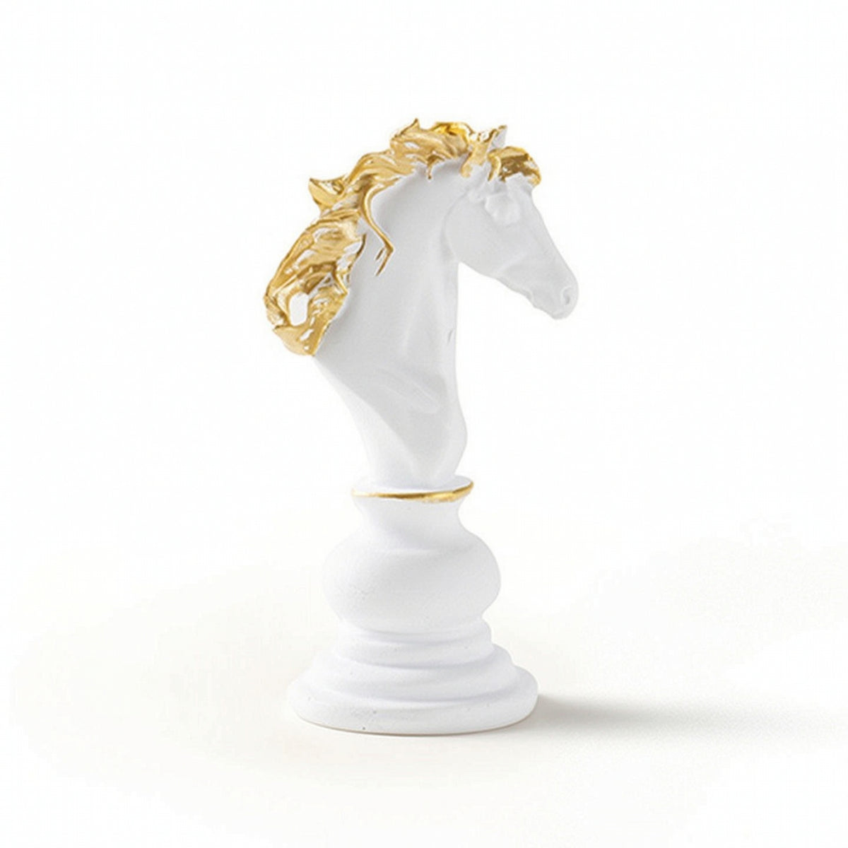 Chess Queen Figurine Decorative Chess Queen Statue Resin Figurine with Crown Matte Elegant for Collectors, Desk, Bookshelf