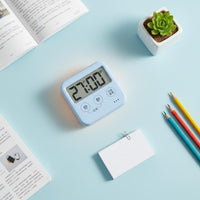 Count Up Down Timer Small Kitchen Timer Electronic Countdown Timer Productivity Timer with Bold Digits and Magnetic Surface Attachment Suitable for Student Study Home Office Physical Training