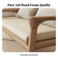 Nordic Design Wooden Frame Sectional two-season Season Use Configurable Sofa Set Space Saving Living Room Furnishing abrasion Resistant Upholstery for Apartment Dwellers, Pet Owners, Homeowners, Small Spaces, Lounge Area