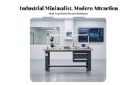 Heavy-Duty Workbench Anti Heavy Duty Workbench Industrial Grade Steel Assembly Table for Fitters, Factory Workers, Machine Shop, Shed, Basement
