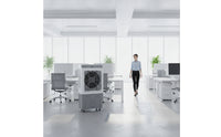 Evaporative Air Cooler with Wheels Wheeled Evaporative Air Cooler Three-Speed Oscillating for Workshop, Factory