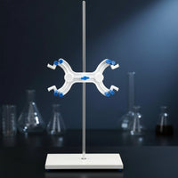 Adjustable Titration Stand Stable Support Stand with Clamp Detachable Heavy-Duty for Chemists, Students