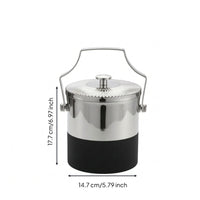 Ice Bucket Stainless Steel Ice Bucket with Lid Insulated Insulated Container for Hosts,   Parties