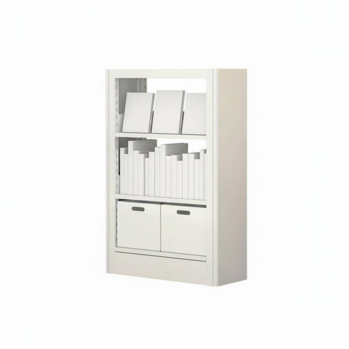 Minimalist Design Multi-Tier Bookshelf with Drawers Large Capacity Bookshelf with Drawers Stable & Sturdy Bookcase Space-Saving for Students, Book Lovers, Homeowners, Study Room, Library, Bedroom