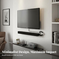 Drill-Effortless Installation Set-Top Box Holder Space-Saving Design TV Top Storage Rack Strong Load-Bearing Router Mounting Shelf Anti-Scratch Pads for Home Office, Dorm Room